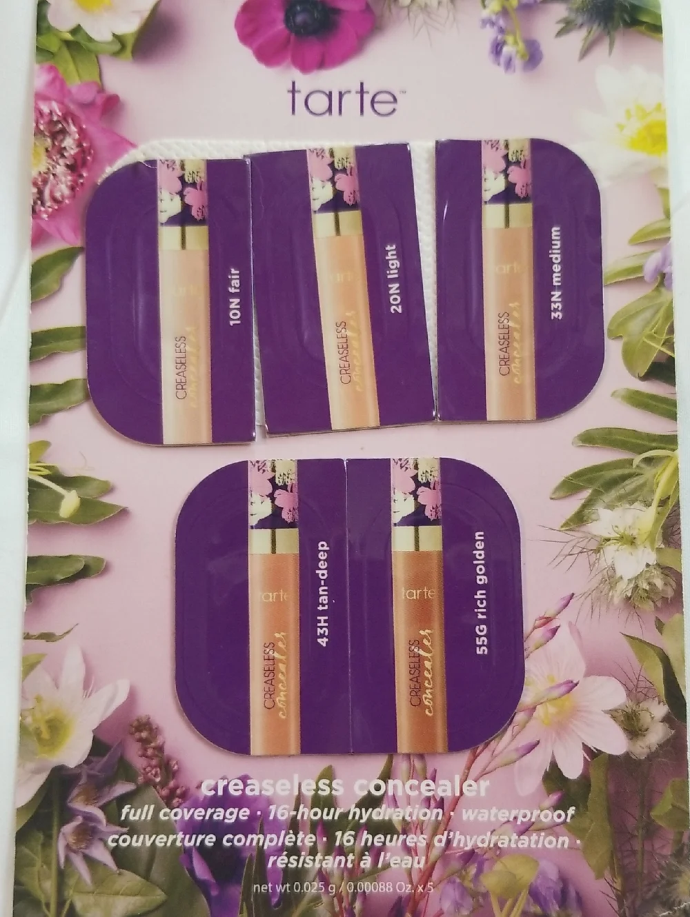 4/25 Bundle Item. Tarte Concealer Samples